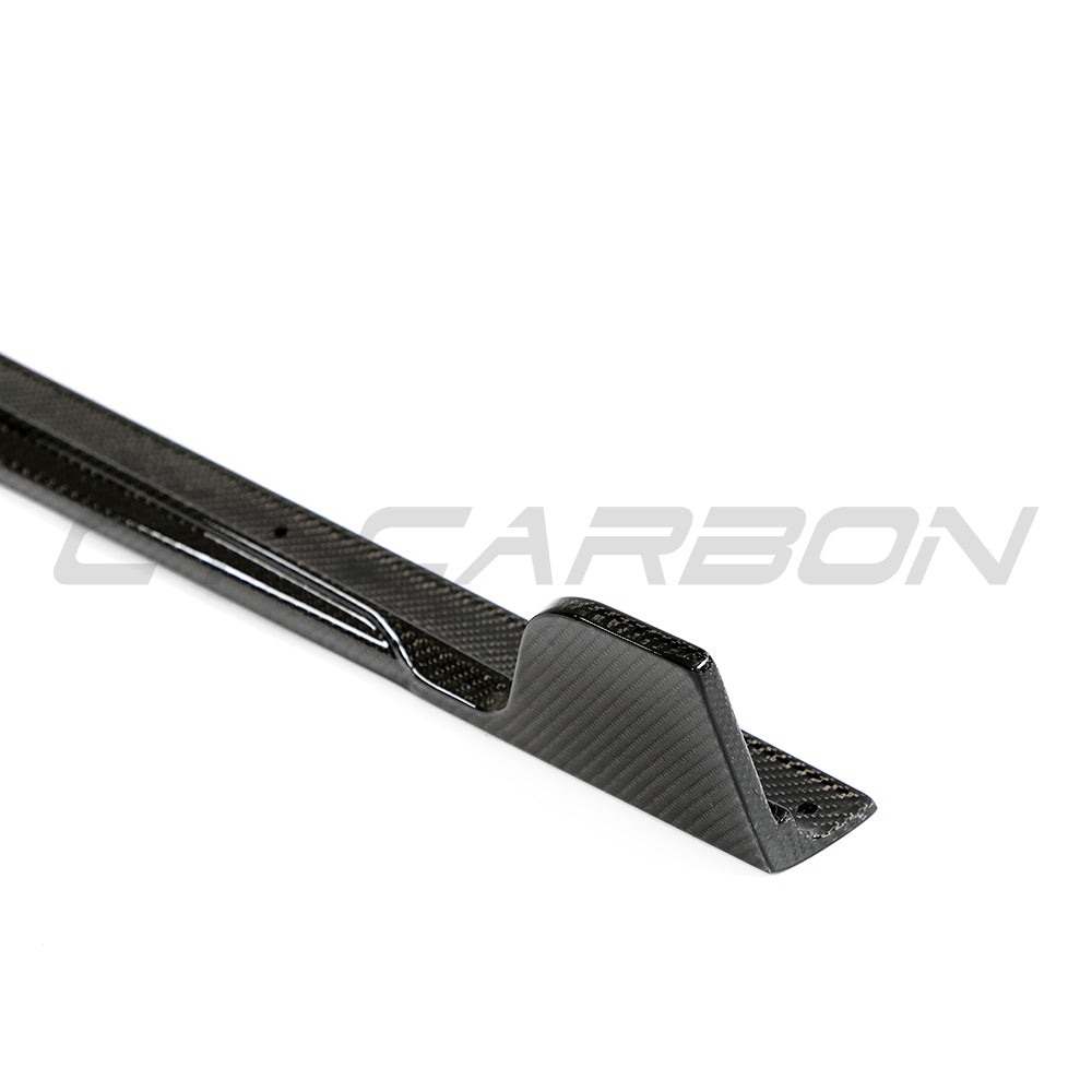 BMW G42 2 SERIES CARBON FIBRE FULL LENGTH SIDE SKIRTS-Side Skirts-CT CARBON-CT Carbon - High-quality carbon fiber and gloss black aerodynamic parts for premium sports and luxury vehicles.