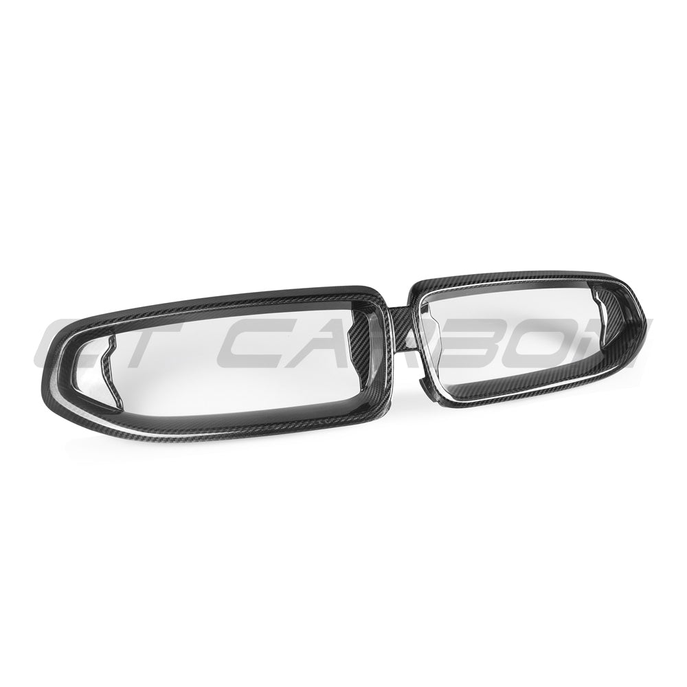 BMW G42 2 SERIES CARBON FIBRE GRILLE-Grille-CT CARBON-CT Carbon - High-quality carbon fiber and gloss black aerodynamic parts for premium sports and luxury vehicles.