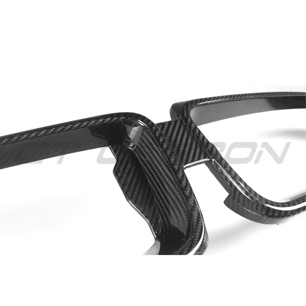 BMW G42 2 SERIES CARBON FIBRE GRILLE-Grille-CT CARBON-CT Carbon - High-quality carbon fiber and gloss black aerodynamic parts for premium sports and luxury vehicles.