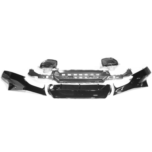 BMW G42 2 SERIES GLOSS BLACK DIFFUSER WITH TIPS - 240i STYLE-Diffuser-BLAK BY CT-CT Carbon - High-quality carbon fiber and gloss black aerodynamic parts for premium sports and luxury vehicles.