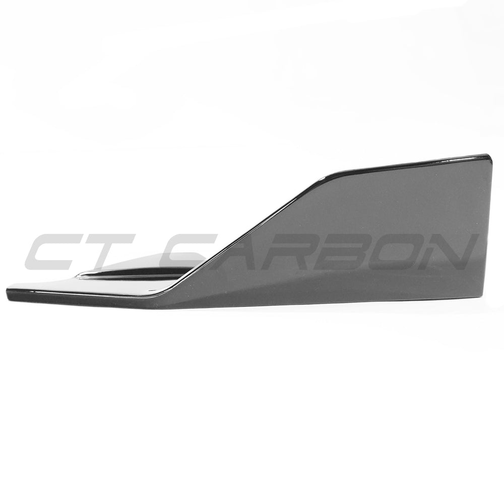BMW G42 2 SERIES GLOSS BLACK SIDE SKIRTS - MP STYLE-Side Skirts-BLAK BY CT-CT Carbon - High-quality carbon fiber and gloss black aerodynamic parts for premium sports and luxury vehicles.