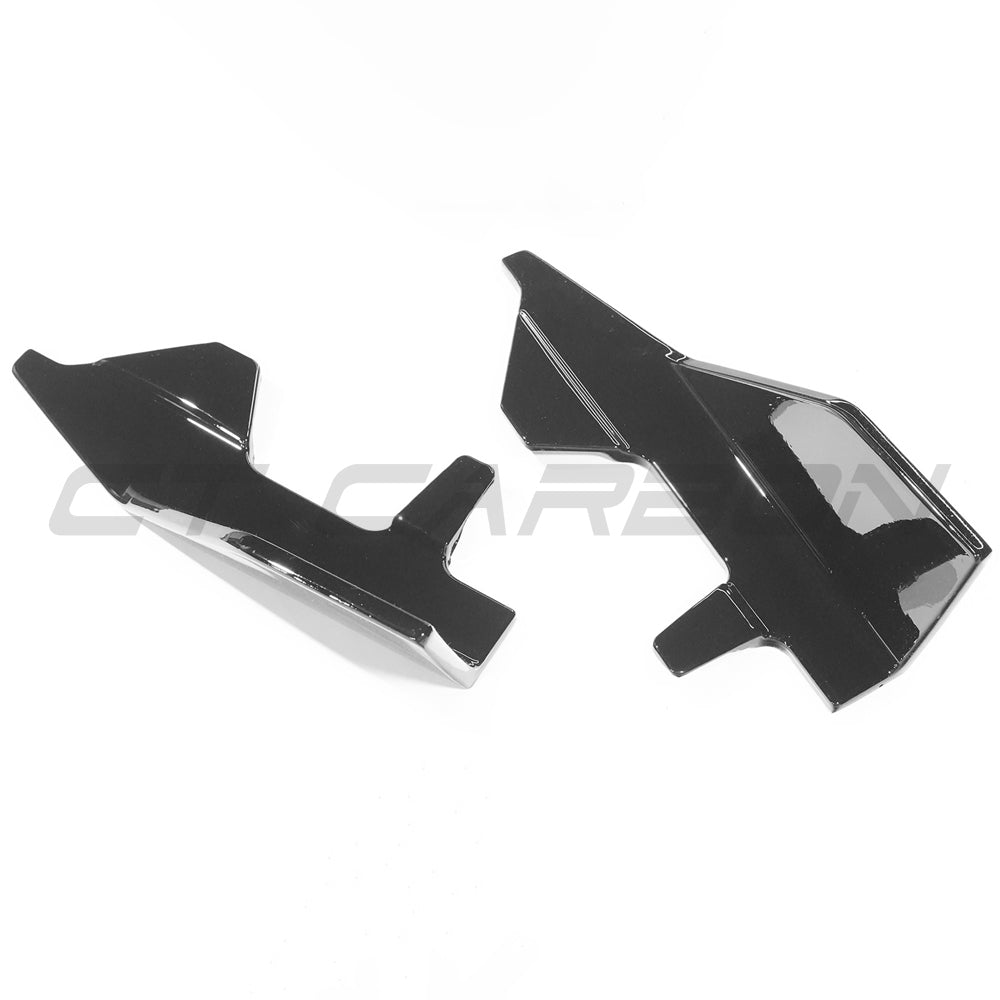BMW G42 2 SERIES GLOSS BLACK SIDE SKIRTS - MP STYLE-Side Skirts-BLAK BY CT-CT Carbon - High-quality carbon fiber and gloss black aerodynamic parts for premium sports and luxury vehicles.