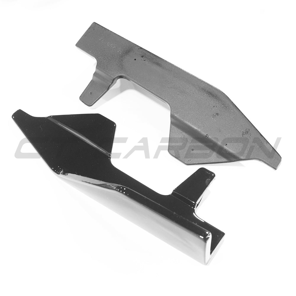 BMW G42 2 SERIES GLOSS BLACK SIDE SKIRTS - MP STYLE-Side Skirts-BLAK BY CT-CT Carbon - High-quality carbon fiber and gloss black aerodynamic parts for premium sports and luxury vehicles.
