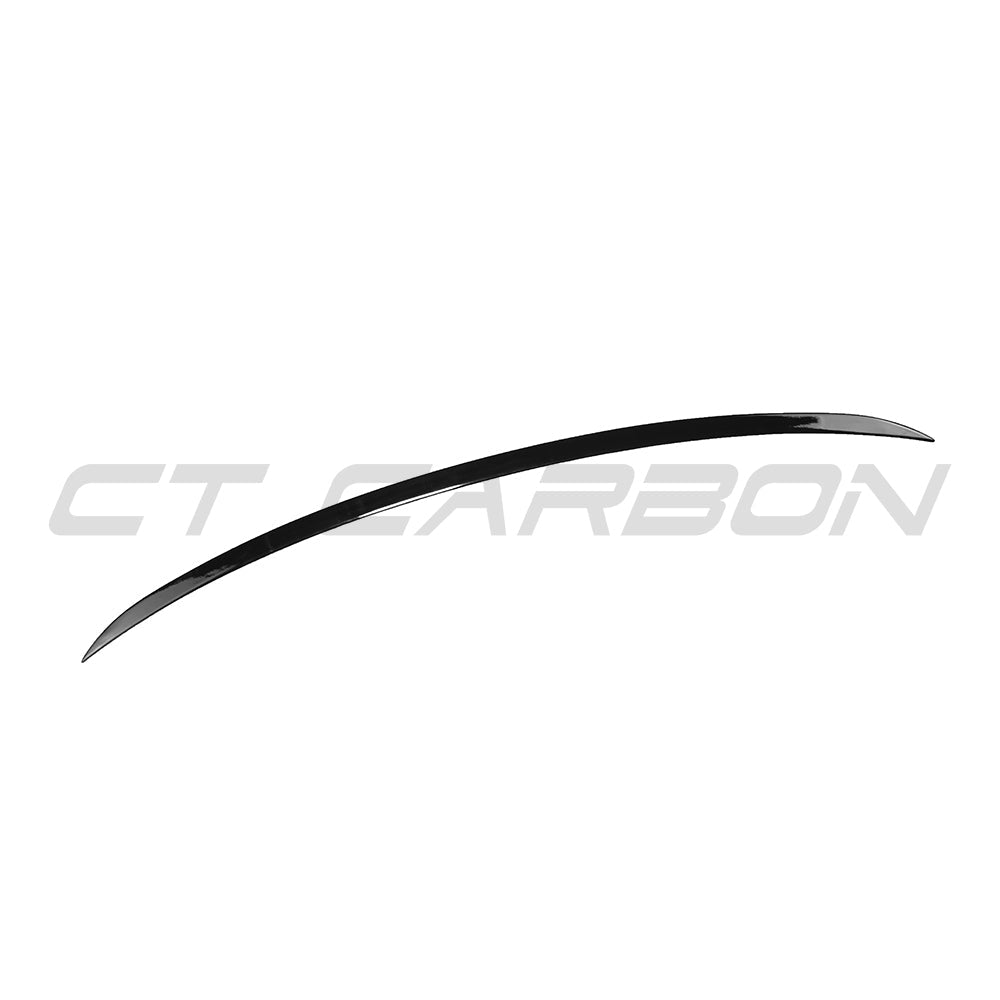 BMW G60 & i5 5 SERIES 2023+ GLOSS BLACK SPOILER-Spoiler-BLAK BY CT-CT Carbon - High-quality carbon fiber and gloss black aerodynamic parts for premium sports and luxury vehicles.