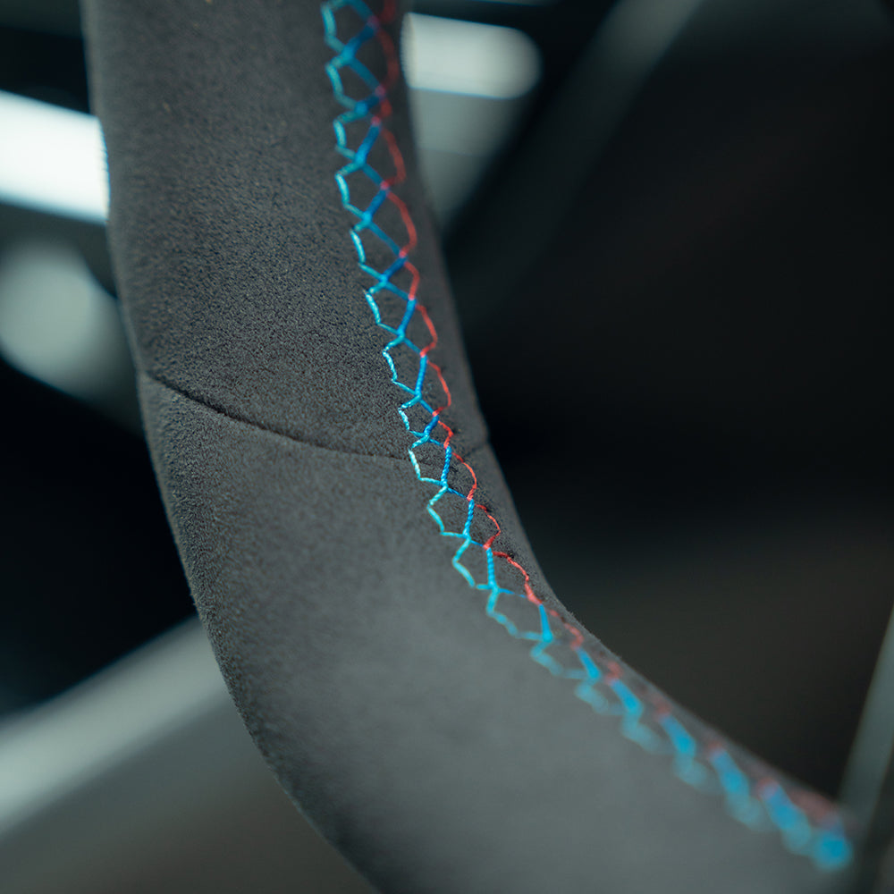 BMW GXX LCI ALCANTARA FLAT BOTTOM CUSTOM STEERING WHEEL