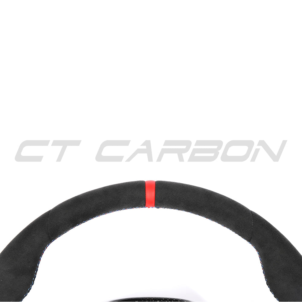 BMW GXX LCI ALCANTARA FLAT BOTTOM CUSTOM STEERING WHEEL