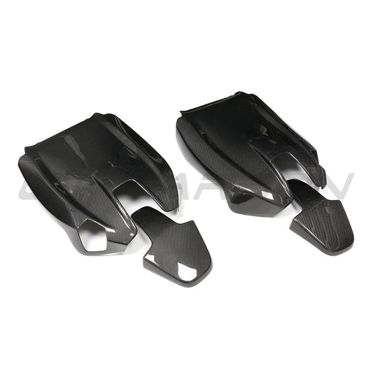 BMW GXX/F9X/G42 COUPE/CONVERTIBLE FULL CARBON FIBRE SEATS BACKS-Accessories-CT CARBON-CT Carbon - High-quality carbon fiber and gloss black aerodynamic parts for premium sports and luxury vehicles.