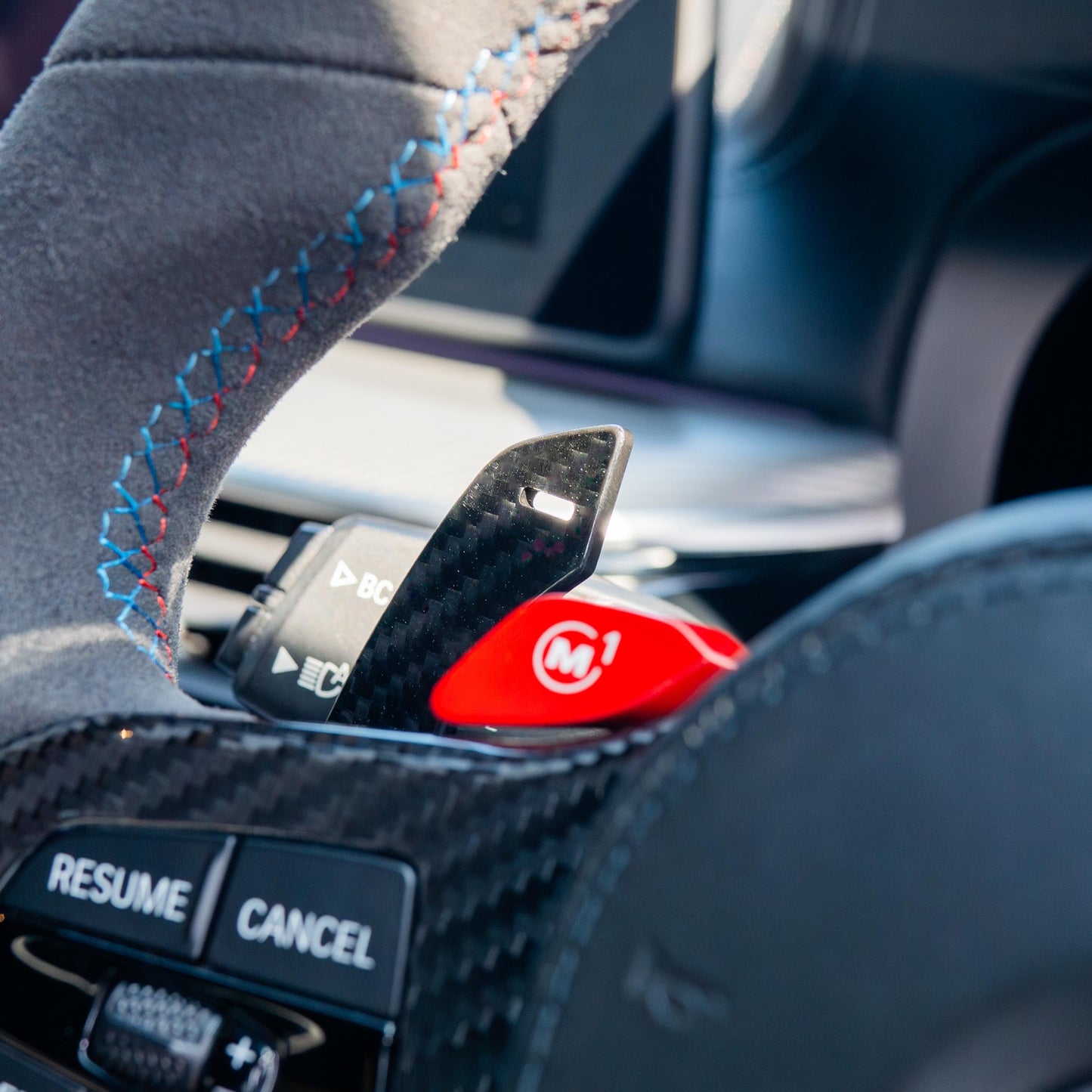BMW Gxx CARBON FIBRE MAGNETIC SHIFTER PADDLES-Accessories-CT CARBON-CT Carbon - High-quality carbon fiber and gloss black aerodynamic parts for premium sports and luxury vehicles.