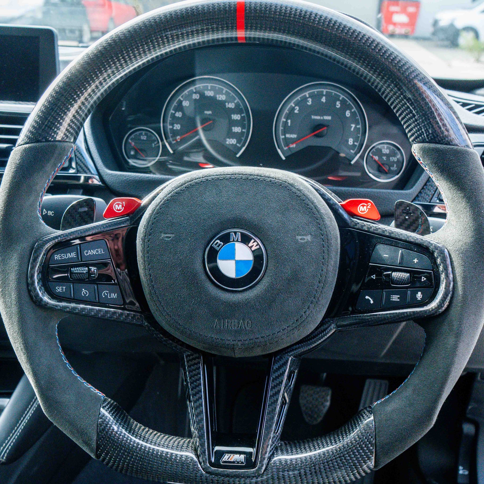 BMW Gxx CARBON FIBRE MAGNETIC SHIFTER PADDLES-Accessories-CT CARBON-CT Carbon - High-quality carbon fiber and gloss black aerodynamic parts for premium sports and luxury vehicles.