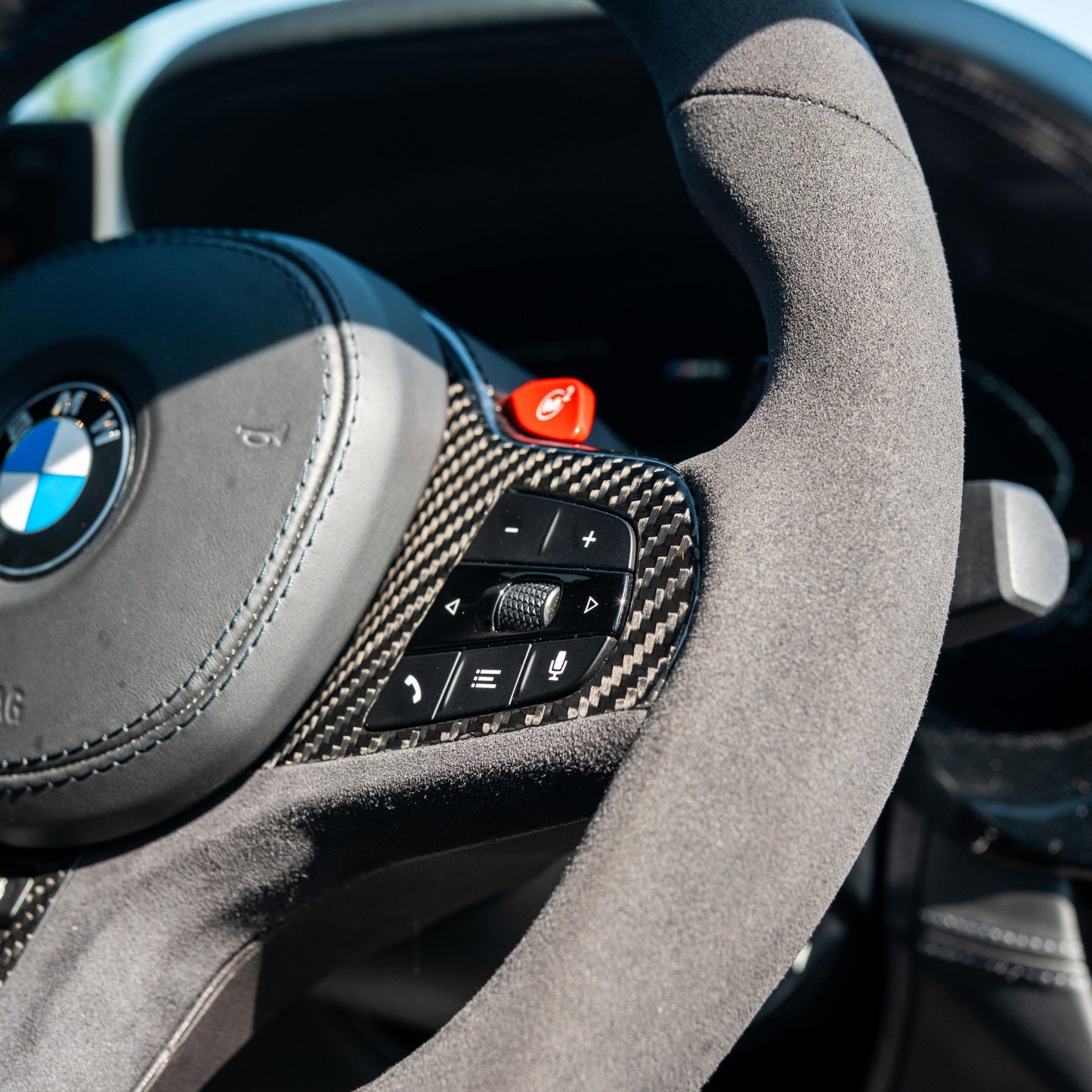 BMW Gxx CARBON FIBRE MAGNETIC SHIFTER PADDLES-Accessories-CT CARBON-CT Carbon - High-quality carbon fiber and gloss black aerodynamic parts for premium sports and luxury vehicles.