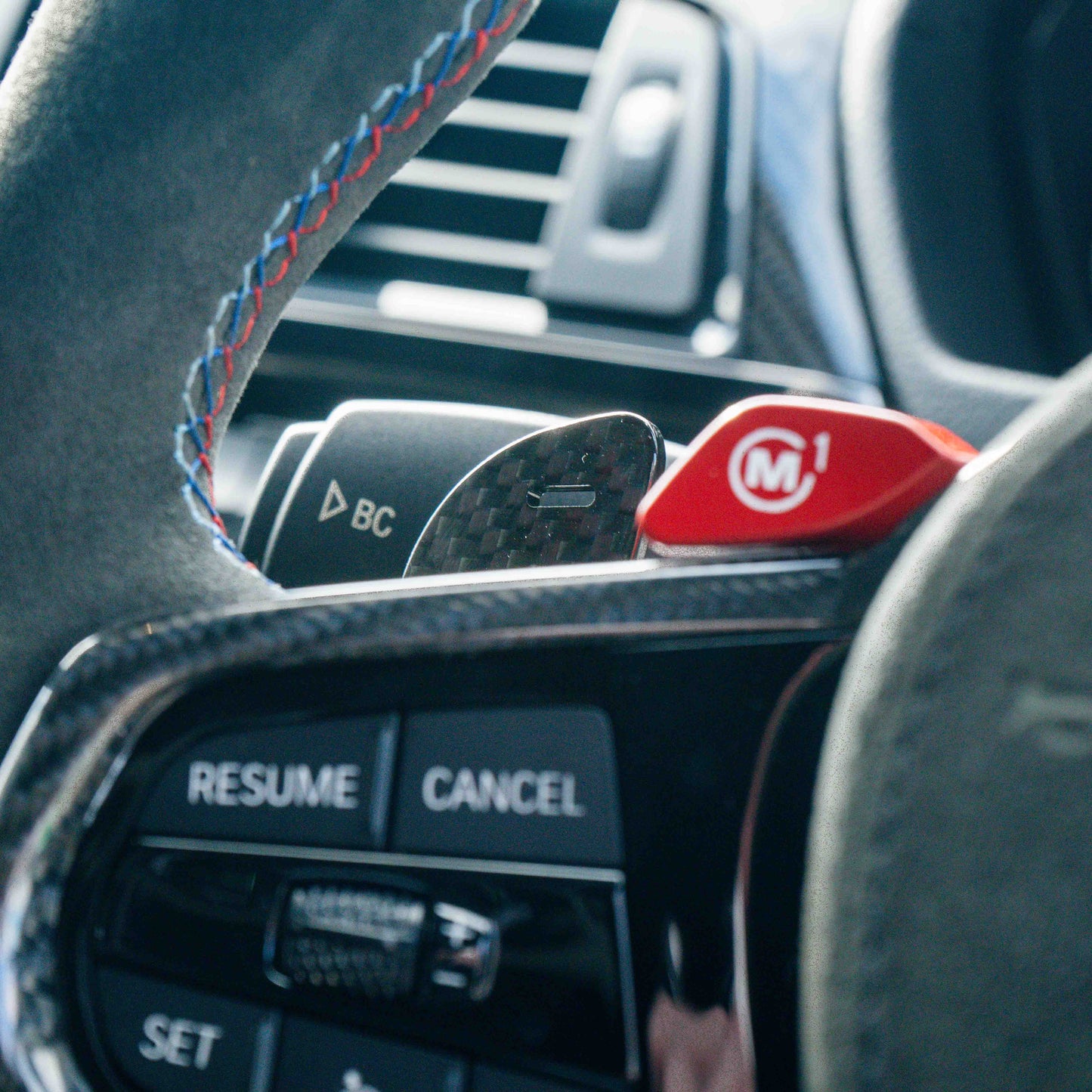 BMW Gxx CARBON FIBRE MAGNETIC SHIFTER PADDLES-Accessories-CT CARBON-CT Carbon - High-quality carbon fiber and gloss black aerodynamic parts for premium sports and luxury vehicles.