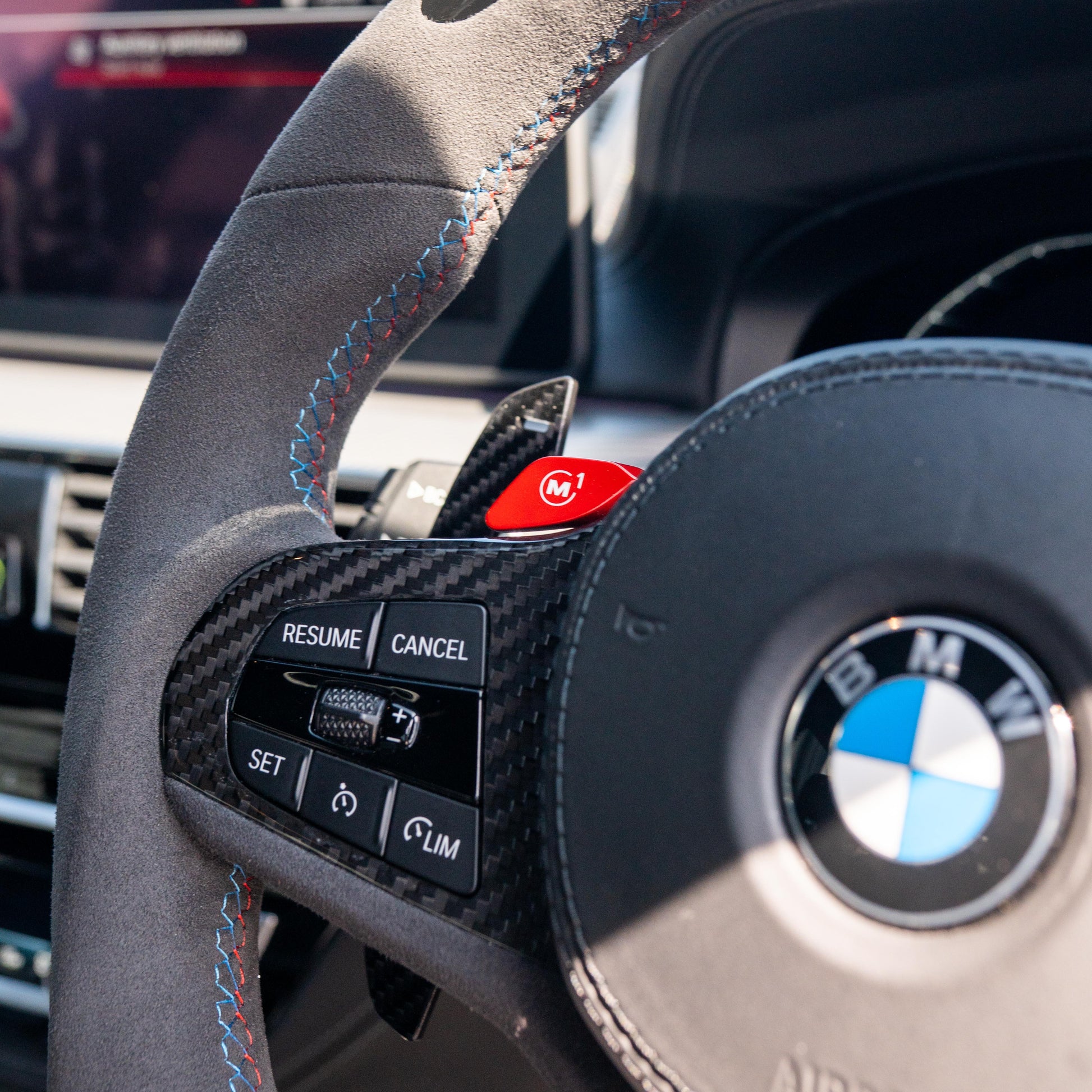 BMW Gxx CARBON FIBRE MAGNETIC SHIFTER PADDLES-Accessories-CT CARBON-CT Carbon - High-quality carbon fiber and gloss black aerodynamic parts for premium sports and luxury vehicles.