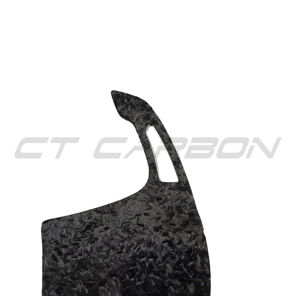 BMW Gxx FORGED CARBON FIBRE SHIFTER PADDLES-Accessories-CT CARBON-CT Carbon - High-quality carbon fiber and gloss black aerodynamic parts for premium sports and luxury vehicles.