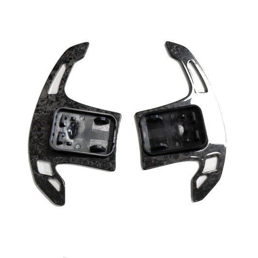 BMW Gxx FORGED CARBON FIBRE SHIFTER PADDLES-Accessories-CT CARBON-CT Carbon - High-quality carbon fiber and gloss black aerodynamic parts for premium sports and luxury vehicles.