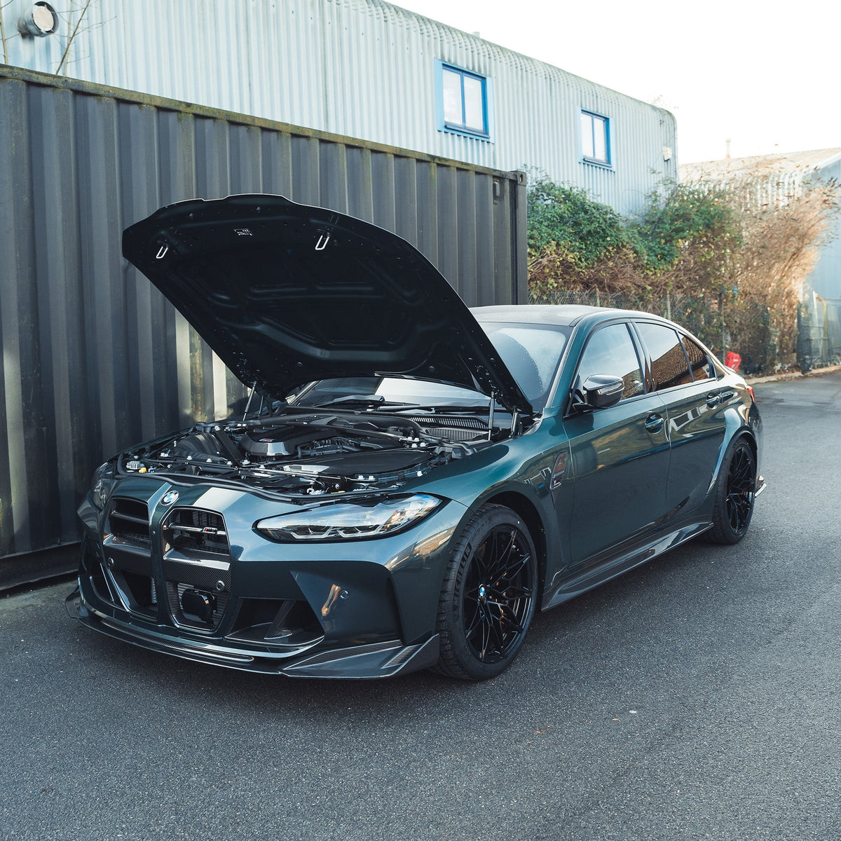 BMW M2 M3 & M4 G87/G80/G81/G82/G83 CARBON FIBRE SLAM PANEL REPLACEMENT-Accessories-CT CARBON-CT Carbon - High-quality carbon fiber and gloss black aerodynamic parts for premium sports and luxury vehicles.