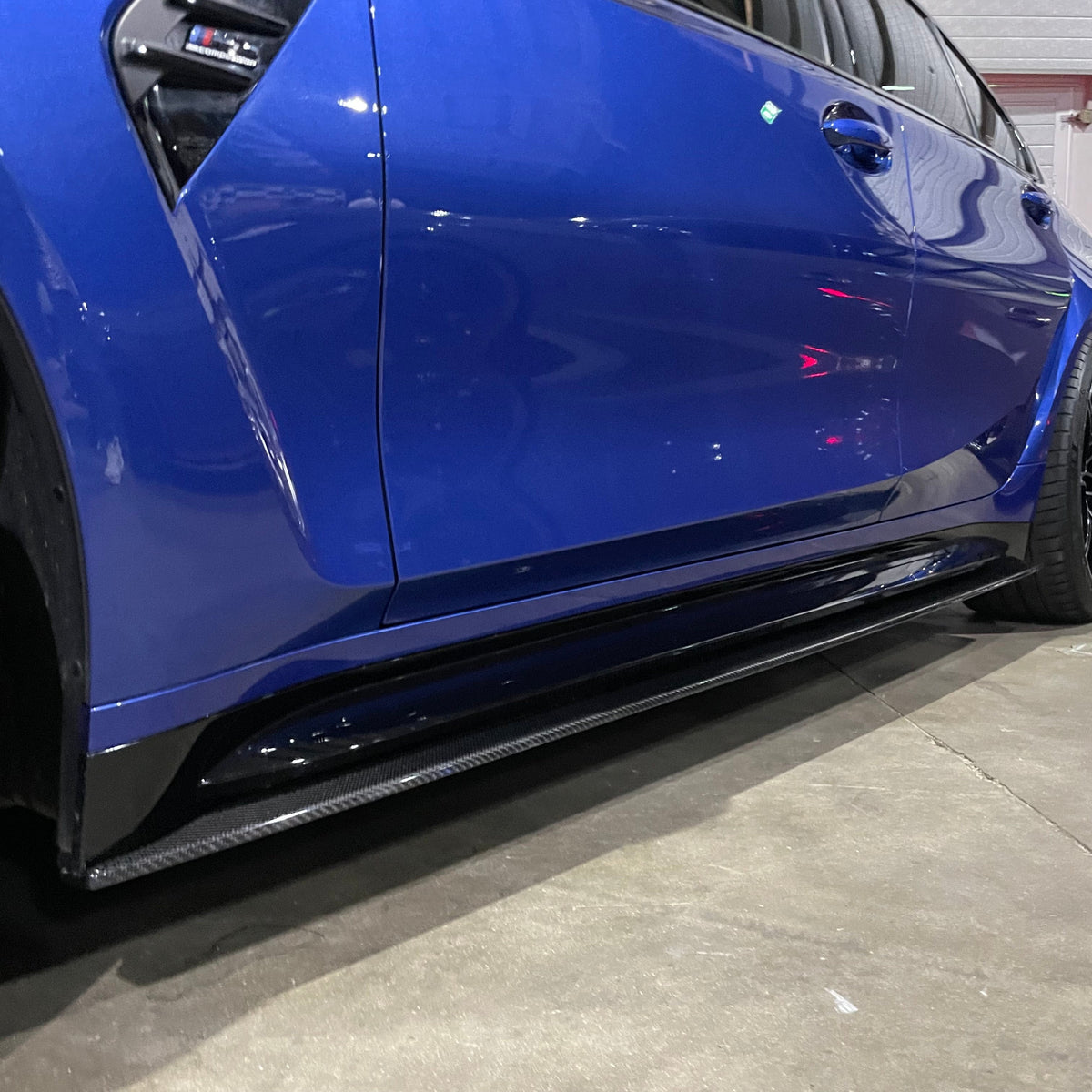 CT CARBON FULL KIT BMW M3 G80/G81 CARBON FIBRE SIDE SKIRT EXTENSIONS - CT DESIGN