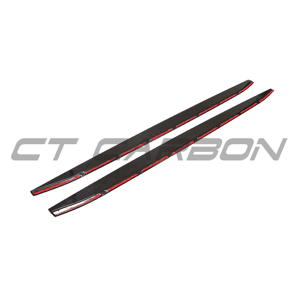 BMW M3 G80/G81 CARBON FIBRE SIDE SKIRT REPLACEMENT & EXTENSION - CT DESIGN