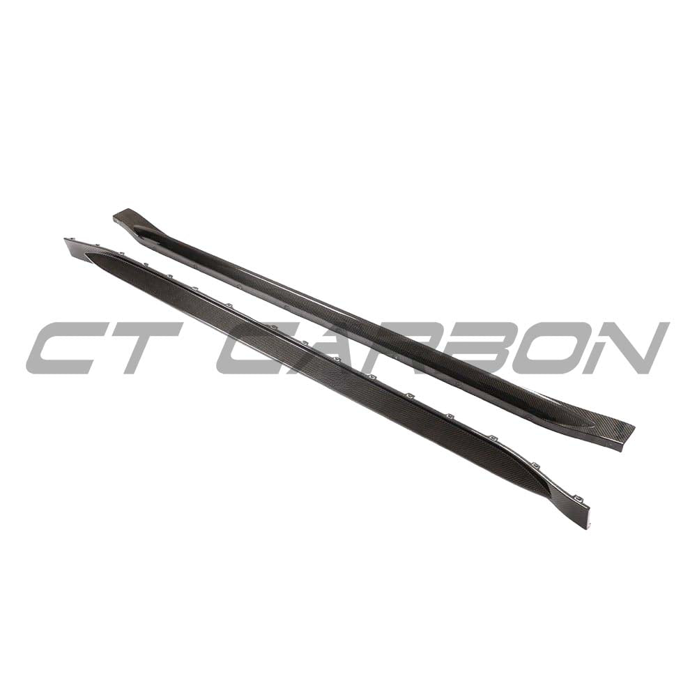 BMW M3 G80/G81 CARBON FIBRE SIDE SKIRT REPLACEMENT & EXTENSION - CT DESIGN