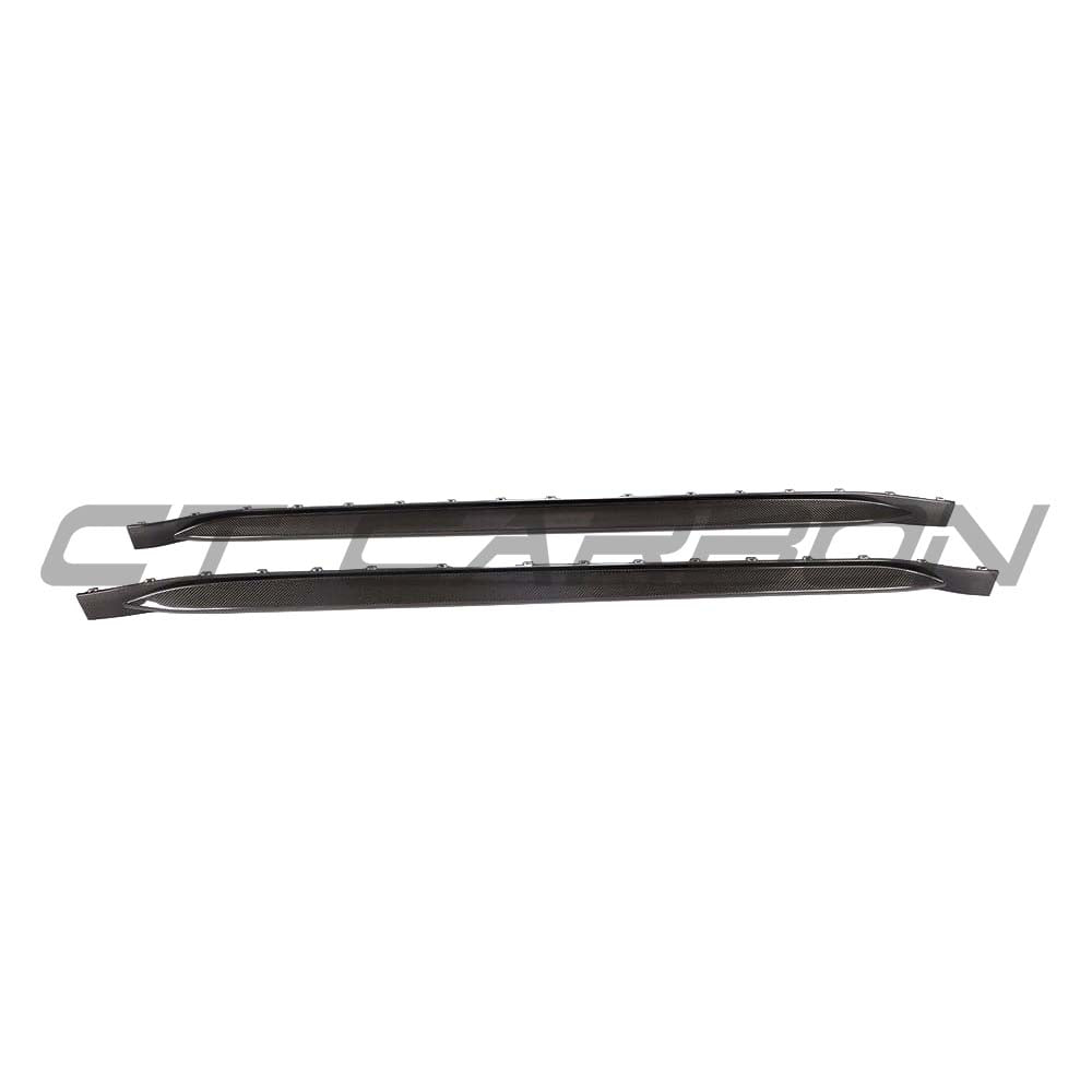 BMW M3 G80/G81 CARBON FIBRE SIDE SKIRT REPLACEMENT & EXTENSION - CT DESIGN
