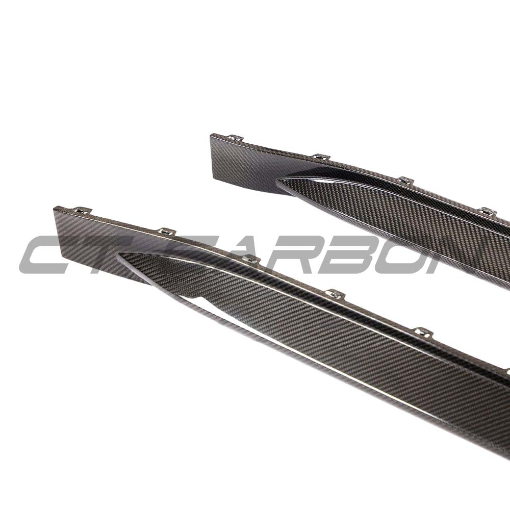 BMW M3 G80/G81 CARBON FIBRE SIDE SKIRT REPLACEMENT & EXTENSION - CT DESIGN