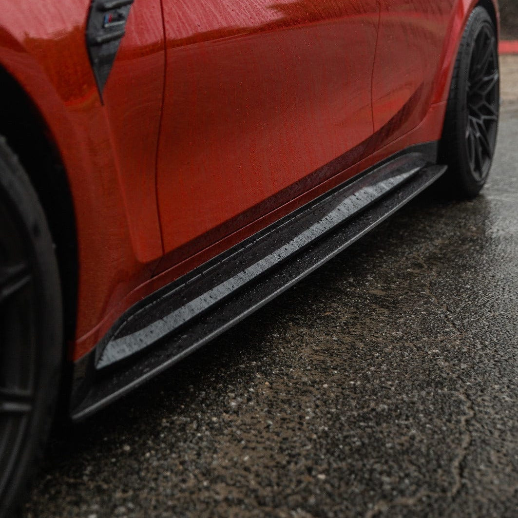 CT CARBON SIDE SKIRTS BMW M3 G80/G81 CARBON FIBRE SIDE SKIRT REPLACEMENT & EXTENSION - CT DESIGN