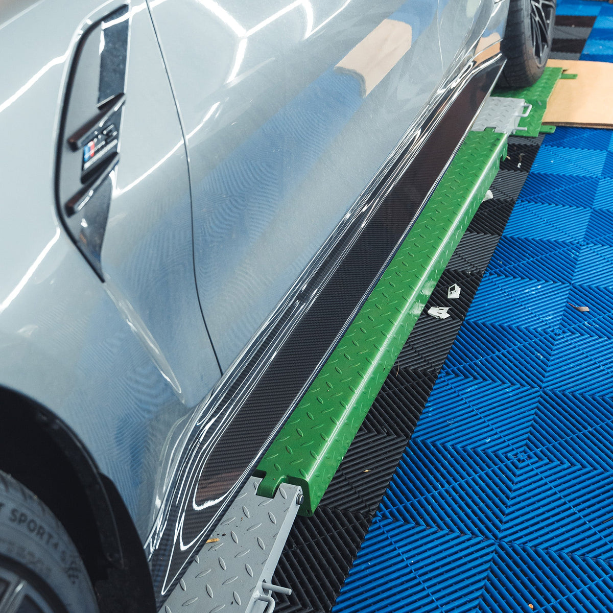 BMW M3 G80/G81 CARBON FIBRE SIDE SKIRT REPLACEMENT - V3-Side Skirts-CT CARBON-CT Carbon - High-quality carbon fiber and gloss black aerodynamic parts for premium sports and luxury vehicles.