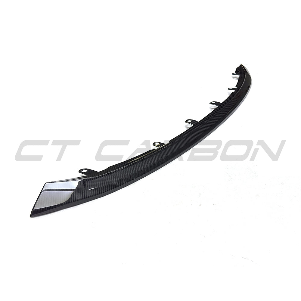 BMW M3 & M4 G80/G81/G82/G83 CARBON FIBRE SPLITTER - CSL STYLE-Splitter-CT CARBON-CT Carbon - High-quality carbon fiber and gloss black aerodynamic parts for premium sports and luxury vehicles.