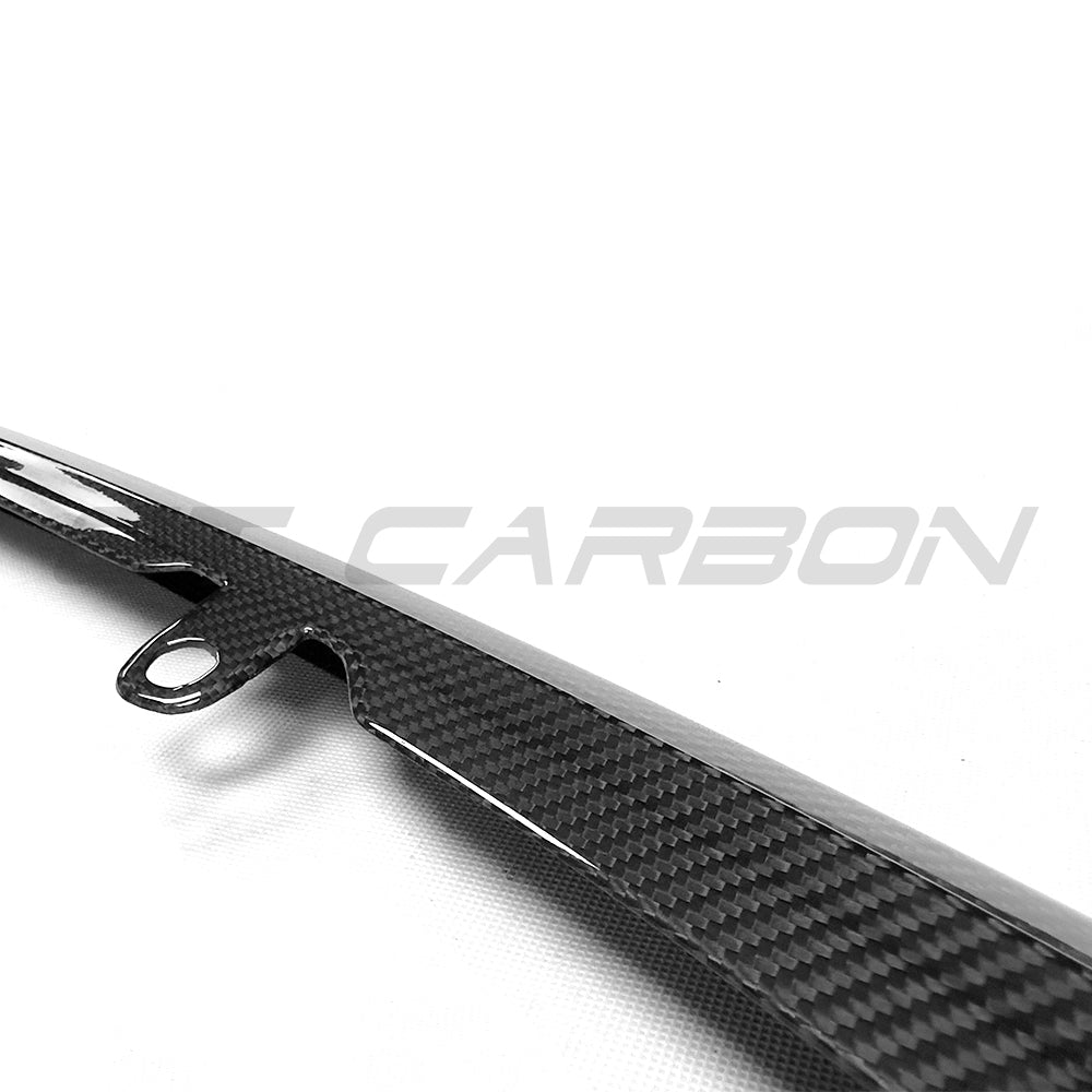 BMW M3 & M4 G80/G81/G82/G83 CARBON FIBRE SPLITTER - CSL STYLE-Splitter-CT CARBON-CT Carbon - High-quality carbon fiber and gloss black aerodynamic parts for premium sports and luxury vehicles.
