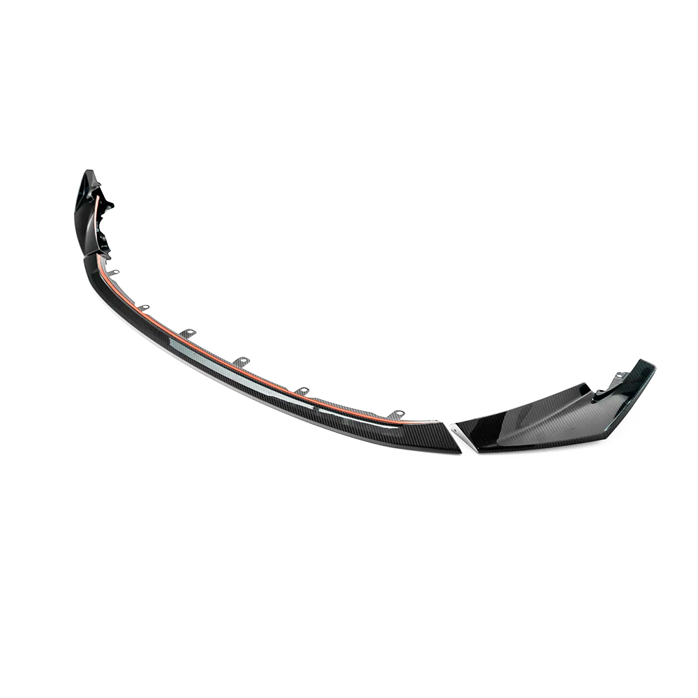 BMW M3 & M4 G80/G81/G82/G83 CARBON FIBRE SPLITTER - CSL STYLE-Splitter-CT CARBON-CT Carbon - High-quality carbon fiber and gloss black aerodynamic parts for premium sports and luxury vehicles.