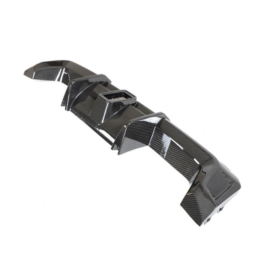 BMW M3/M4 G80/G81/G82/G83 CARBON FIBRE DIFFUSER WITH LED - CT DESIGN-Diffuser-CT CARBON-CT Carbon - High-quality carbon fiber and gloss black aerodynamic parts for premium sports and luxury vehicles.