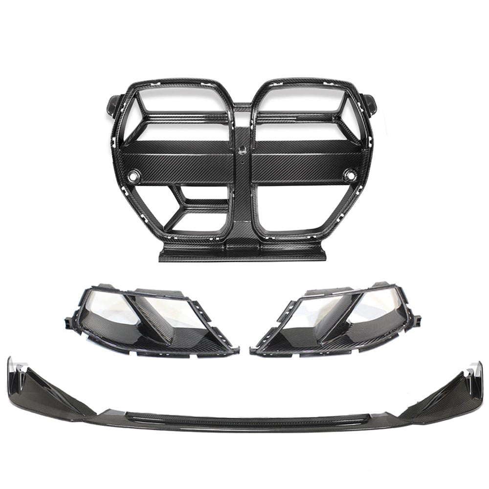 BMW M3/M4 G80/G81/G82/G83 CARBON FIBRE FRONT END PACK - V1 WITH ACC