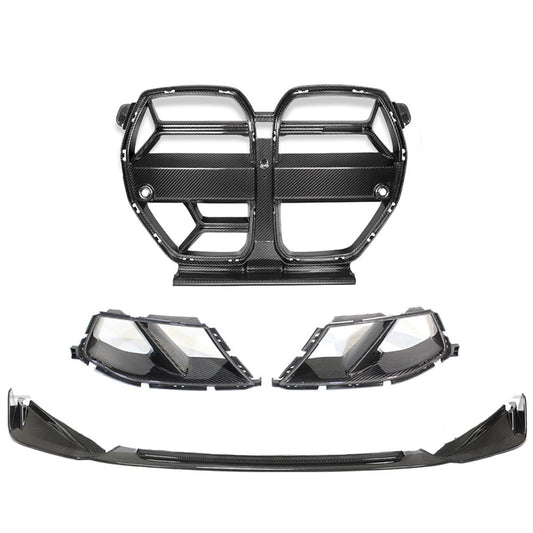 BMW M3/M4 G80/G81/G82/G83 CARBON FIBRE FRONT END PACK - V1 WITH ACC