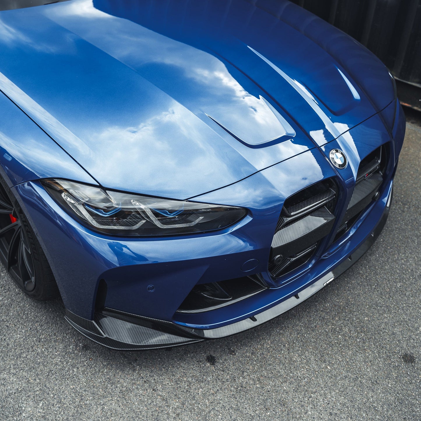 CT CARBON FULL KIT BMW M3/M4 G80/G81/G82/G83 CARBON FIBRE SPLITTER - CT DESIGN