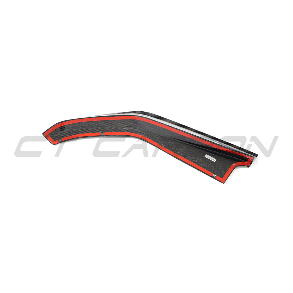 BMW M4 G82/G83 CARBON FIBRE REAR CORNER EXTENSIONS - CT DESIGN-Accessories-CT CARBON-CT Carbon - High-quality carbon fiber and gloss black aerodynamic parts for premium sports and luxury vehicles.