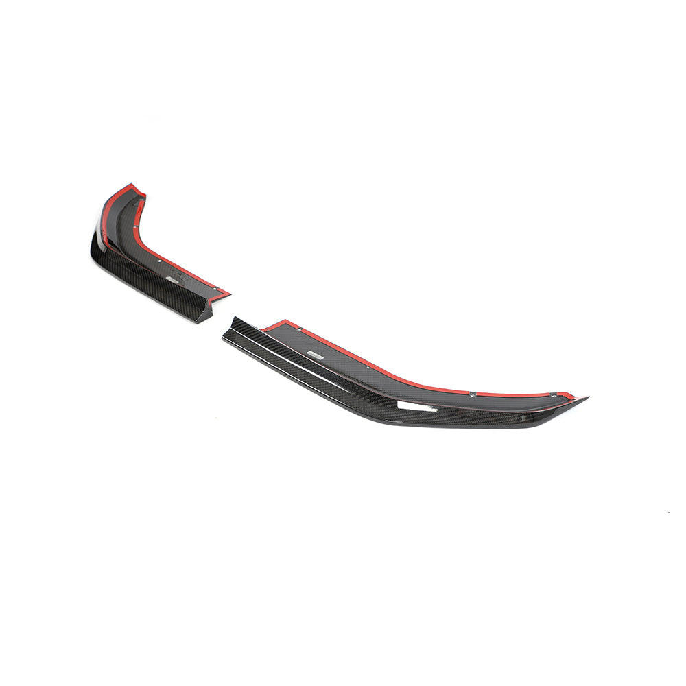 BMW M4 G82/G83 CARBON FIBRE REAR CORNER EXTENSIONS - CT DESIGN-Accessories-CT CARBON-CT Carbon - High-quality carbon fiber and gloss black aerodynamic parts for premium sports and luxury vehicles.