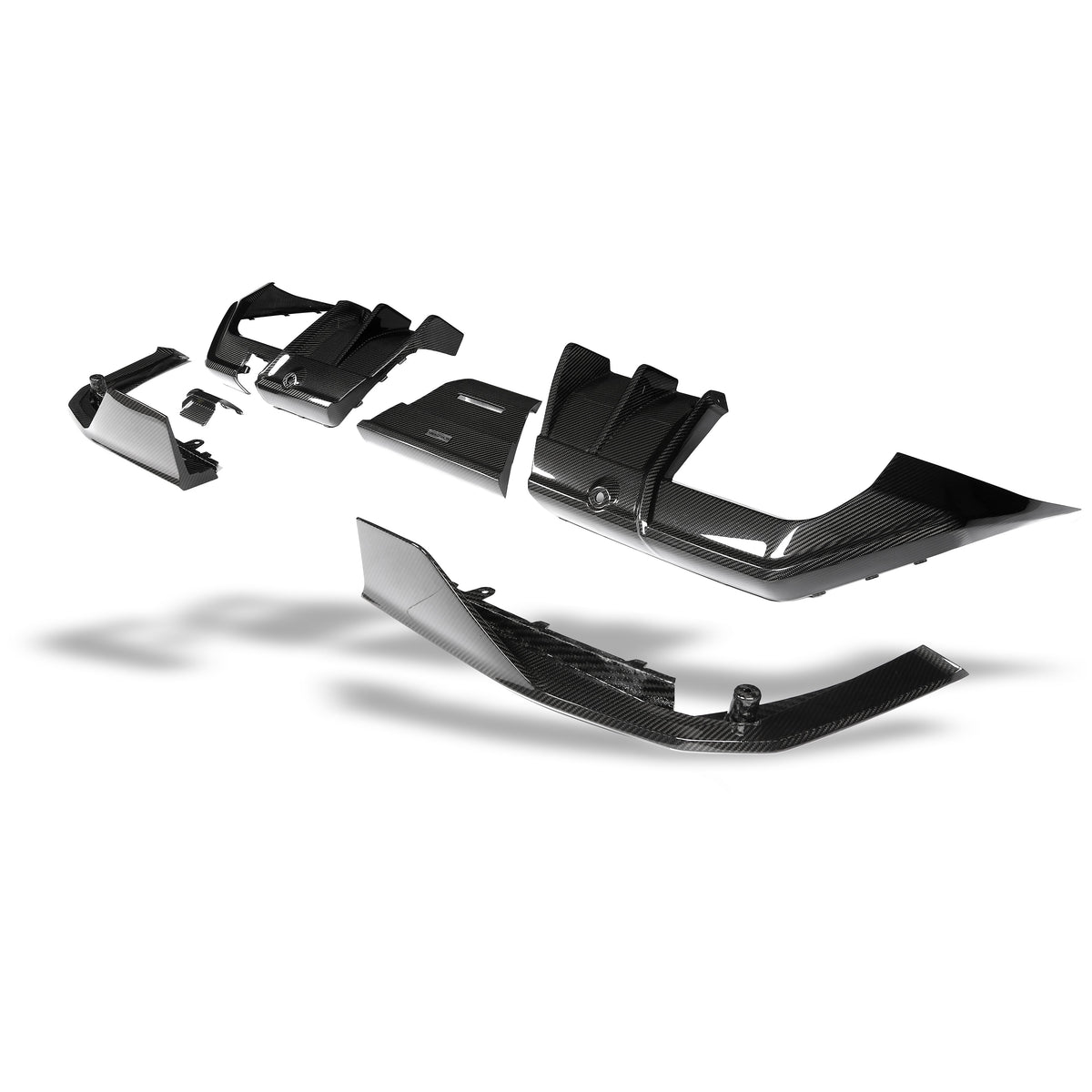 BMW M5 G90 Carbon Fiber Rear Diffuser - Revozport