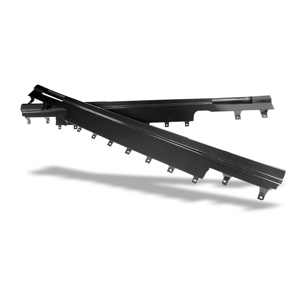 BMW M5 G90 Carbon Fiber Side Skirts - Revozport