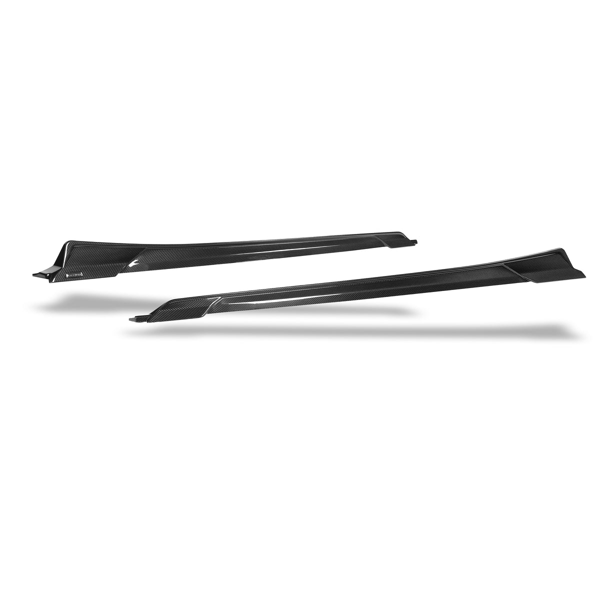 BMW X5M F95 LCI Carbon Fiber Side Skirts - Revozport