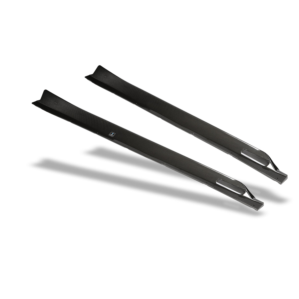 BMW X5M F95 LCI Carbon Fiber Side Skirts - Revozport