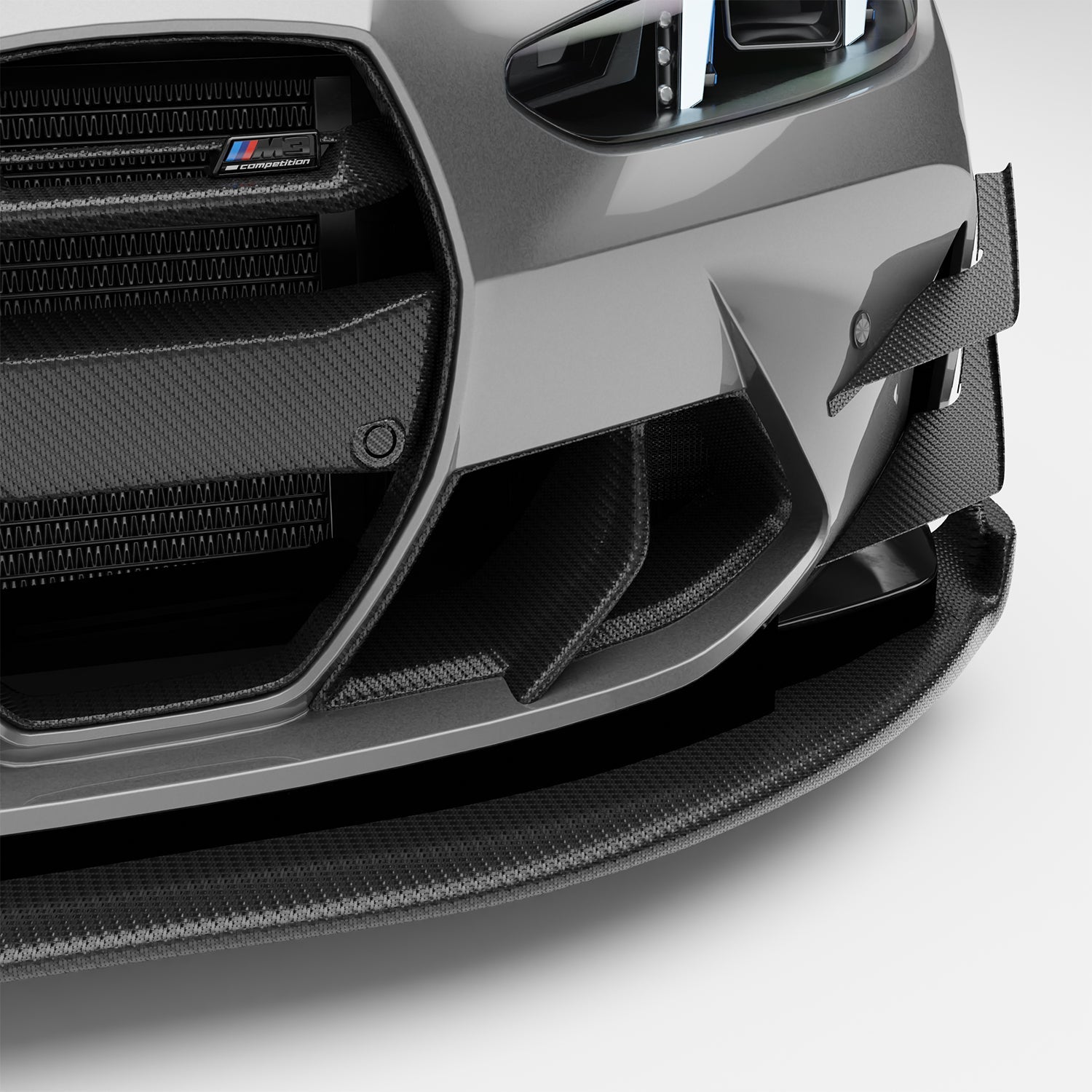 BMW M3 G80 Carbon Fiber Front Bumper Inlets