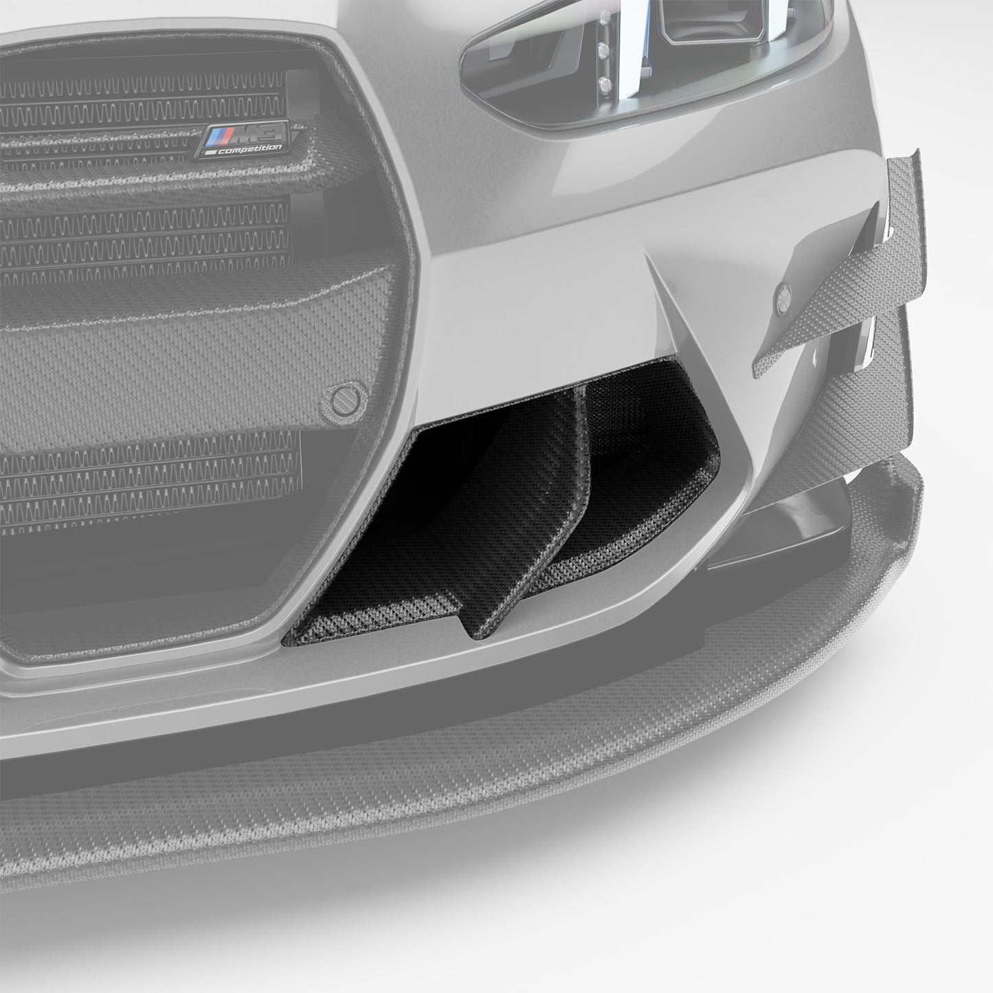 BMW M3 G80 Carbon Fiber Front Bumper Inlets