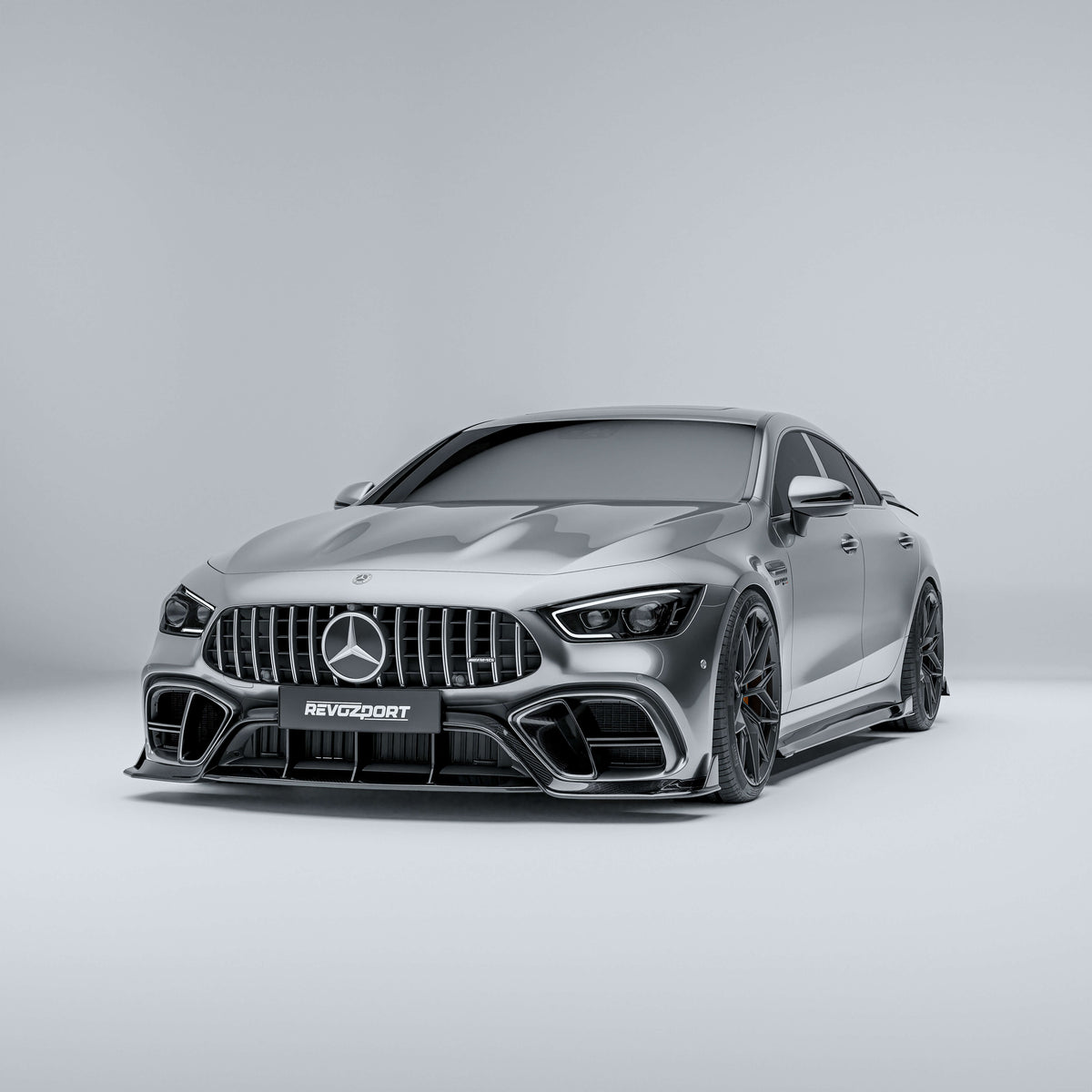 Rendering of the Front Carbon Fiber Components of the Mercedes AMG GT 63 S X290