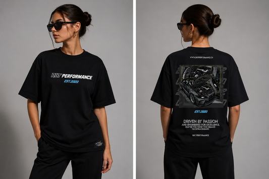 RHT Performance Tee – Premium Oversized Fit - Black G80