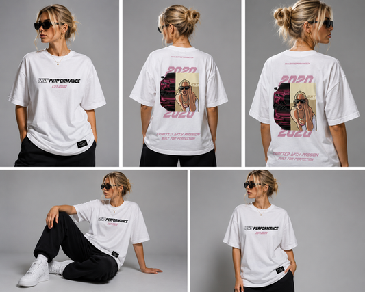 RHT Performance Tee – Premium Oversized Fit - GTA Pink