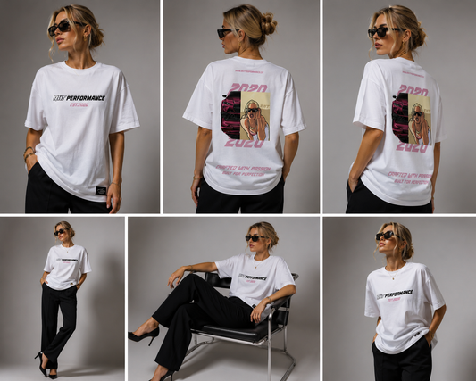 RHT Performance Tee – Premium Oversized Fit - GTA Pink
