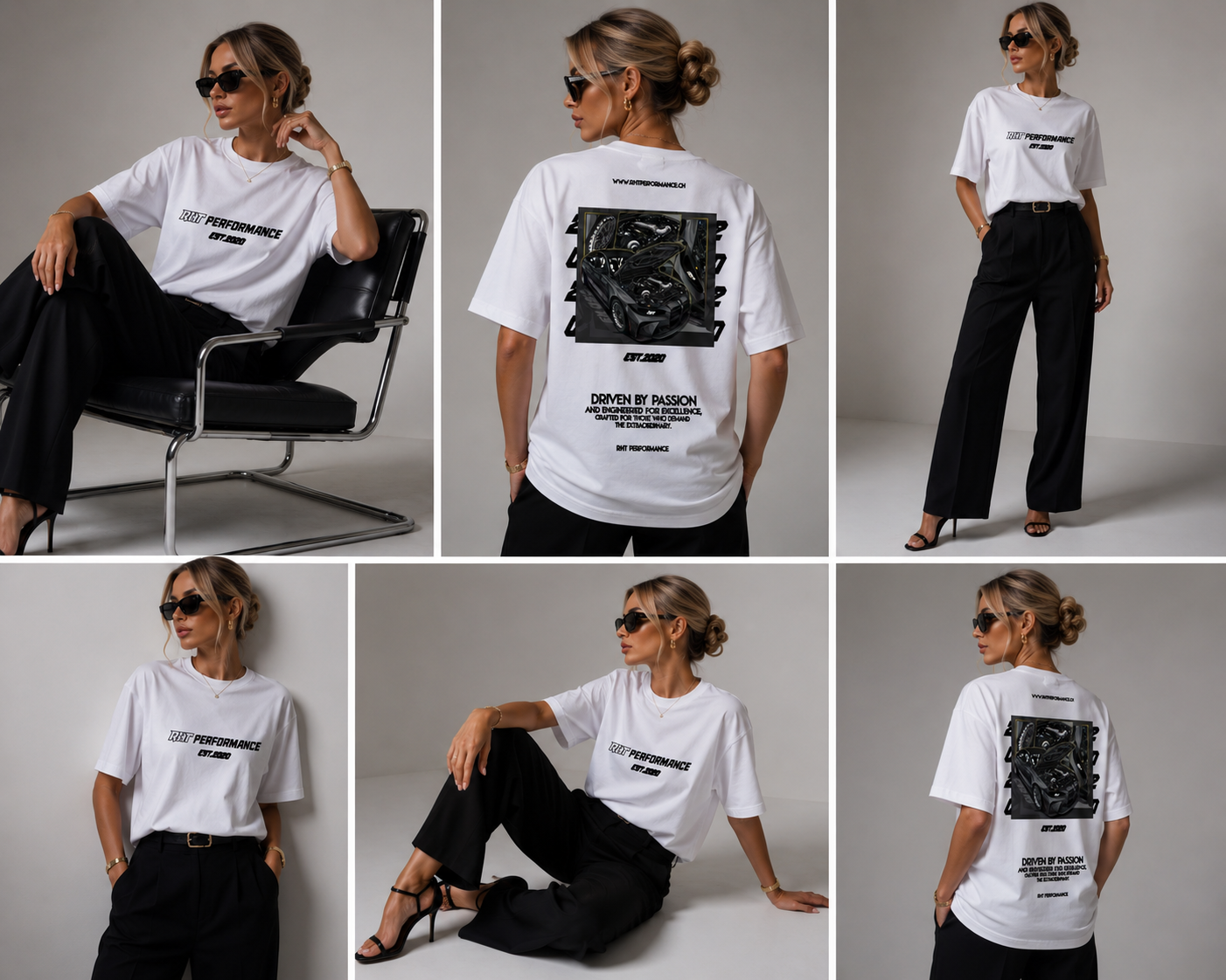 RHT Performance Tee – Premium Oversized Fit - GTA Black
