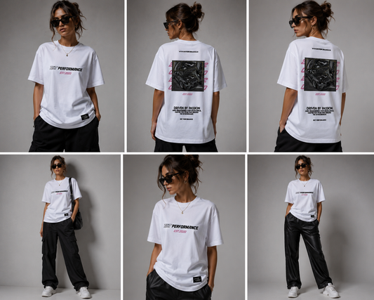 RHT Performance Tee – Premium Oversized Fit - Pink G80
