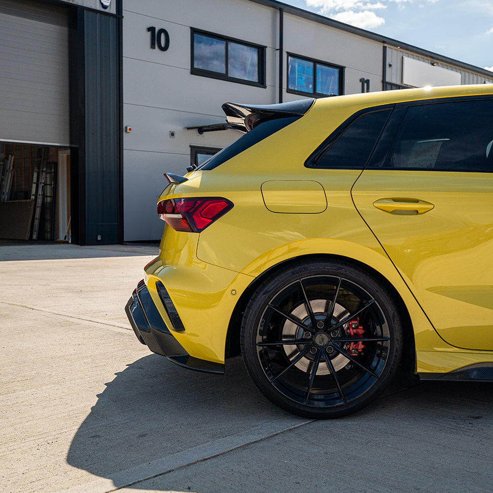 AUDI RS3 8Y 2025+ FACELIFT SPORTBACK FULL CARBON FIBRE KIT - CT DESIGN V2-Kit-CT CARBON-CT Carbon - High-quality carbon fiber and gloss black aerodynamic parts for premium sports and luxury vehicles.