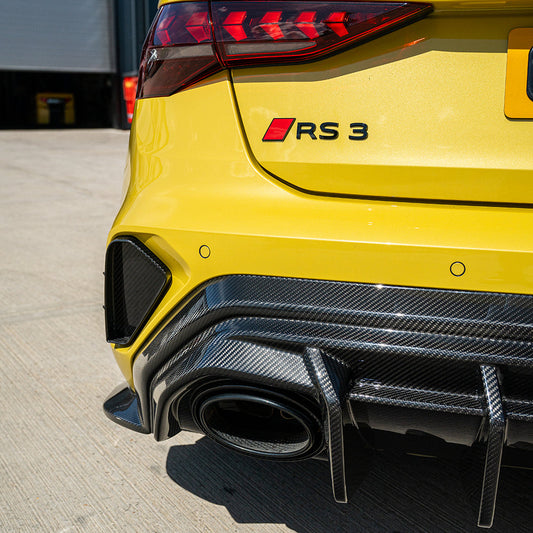 AUDI RS3 8Y 2025+ FACELIFT SPORTBACK FULL CARBON FIBRE KIT - CT DESIGN V2-Kit-CT CARBON-CT Carbon - High-quality carbon fiber and gloss black aerodynamic parts for premium sports and luxury vehicles.
