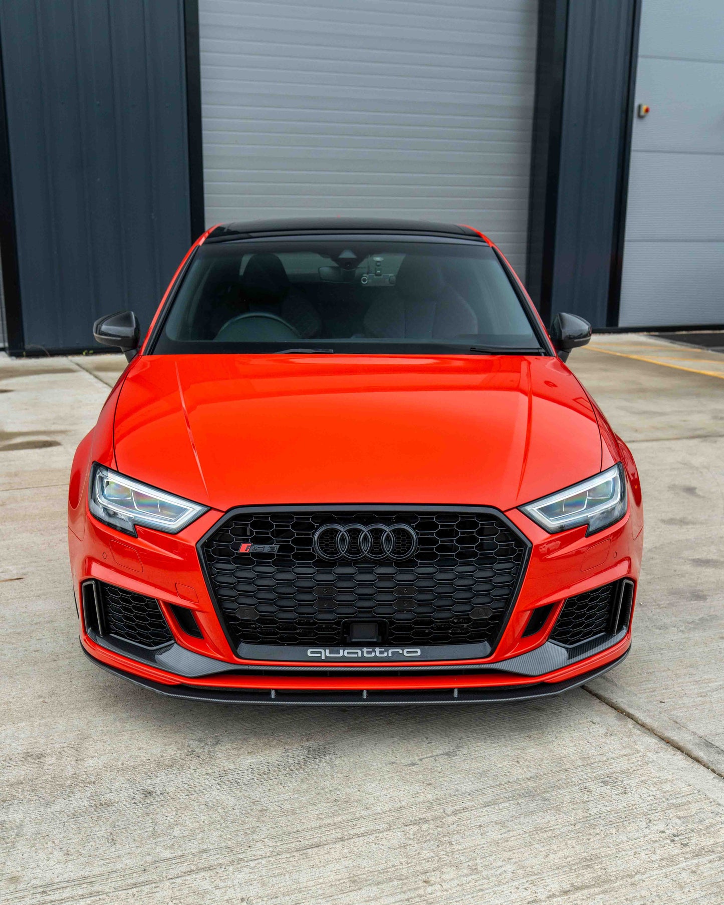 AUDI RS3 8V FACELIFT CARBON FIBRE BUMPER TRIM-Accessories-CT CARBON-CT Carbon - High-quality carbon fiber and gloss black aerodynamic parts for premium sports and luxury vehicles.